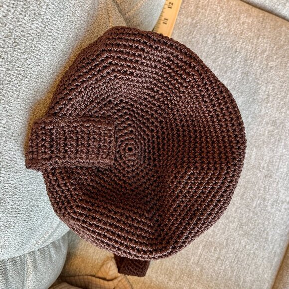 The Sak Brown Crochet Crossbody Sling Bag - Picture 6 of 13